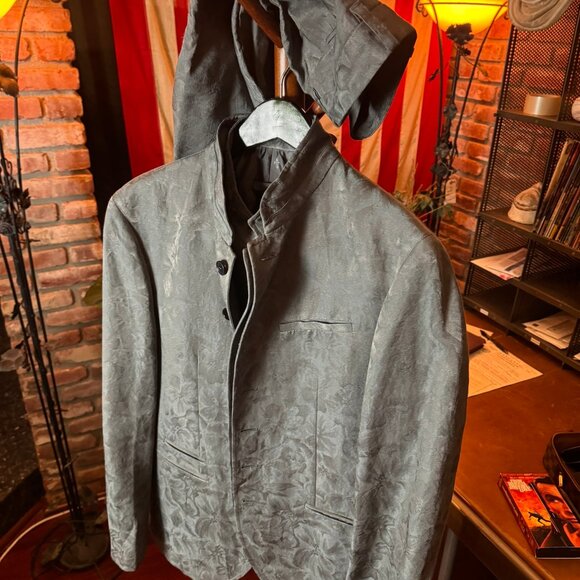 $2894 JOHN VARVATOS "Romance & Reverb" 3 Piece Floral Suit (sz. IT50) - Picture 1 of 16